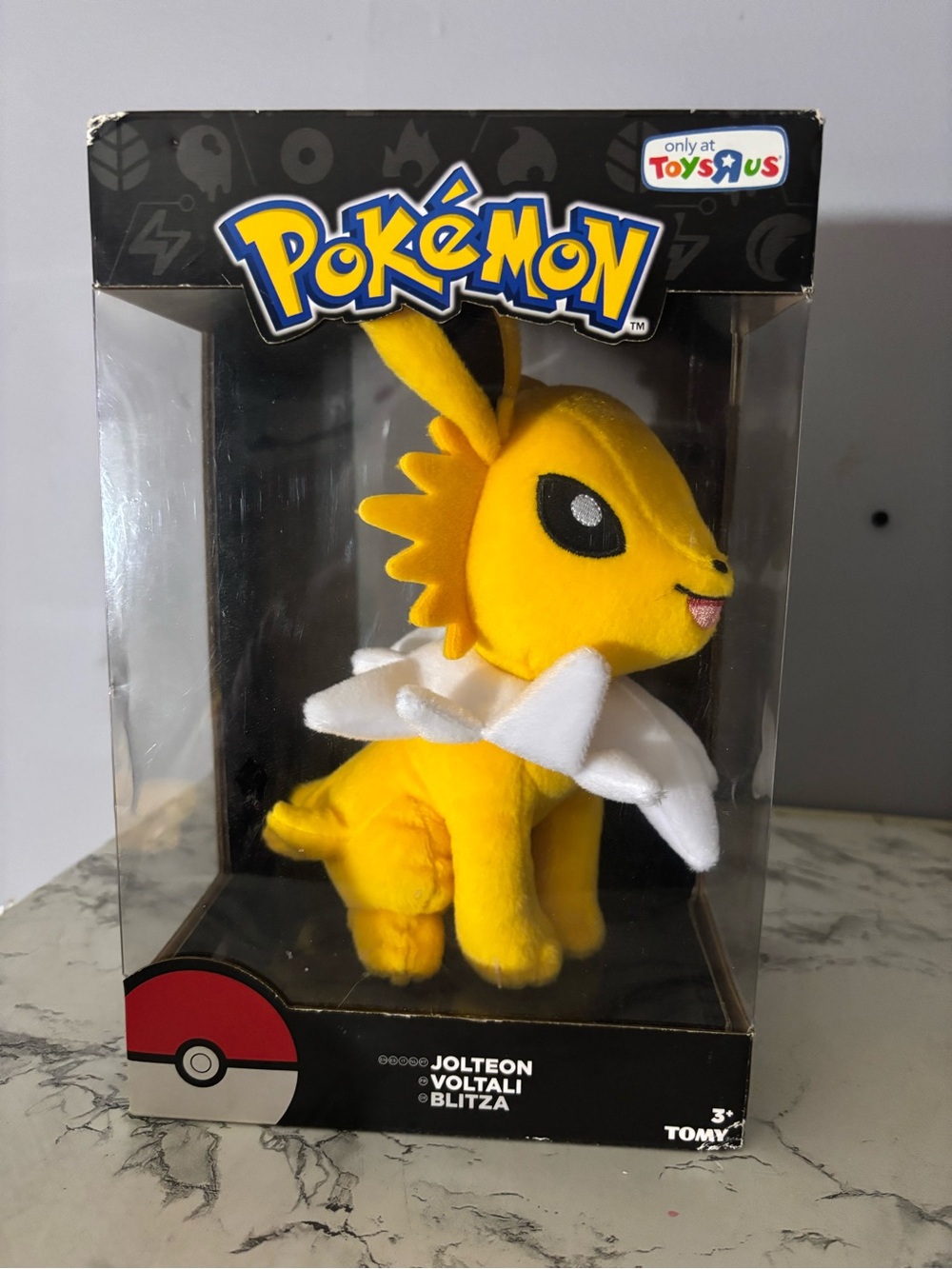Pokemon Yellow Jolteon Plush- Toys r Us exclusive
